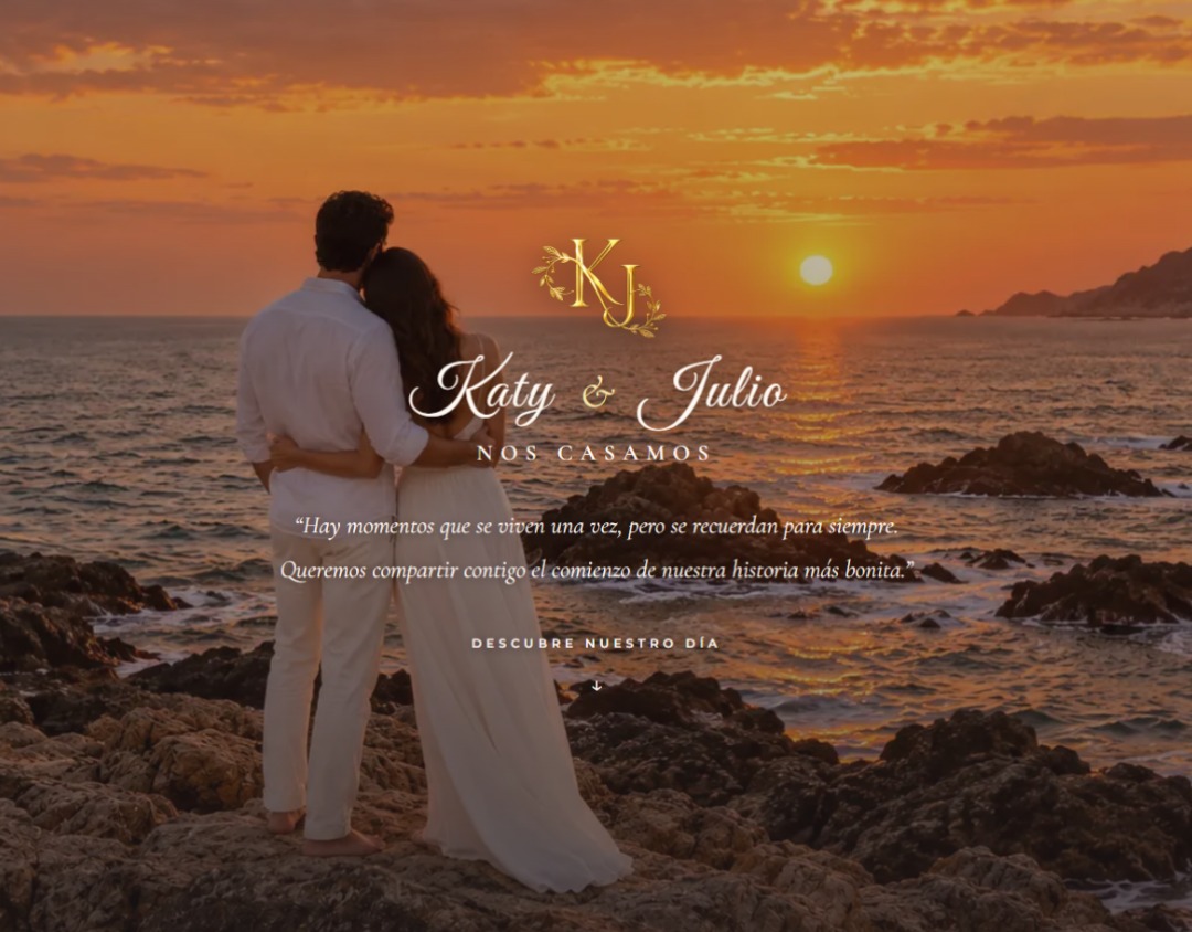 Sitio web Boda
