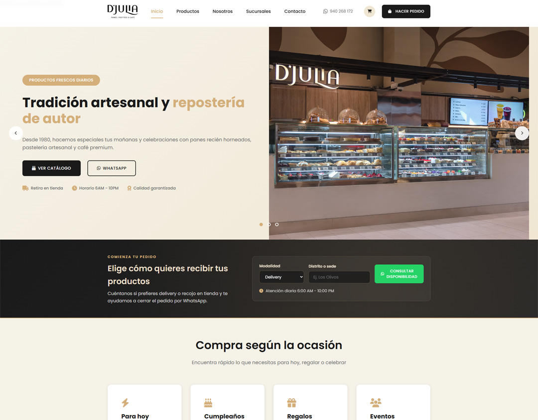 Sitio Web D'Julia
