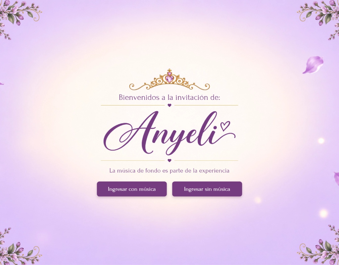 Sitio web Quinceañera